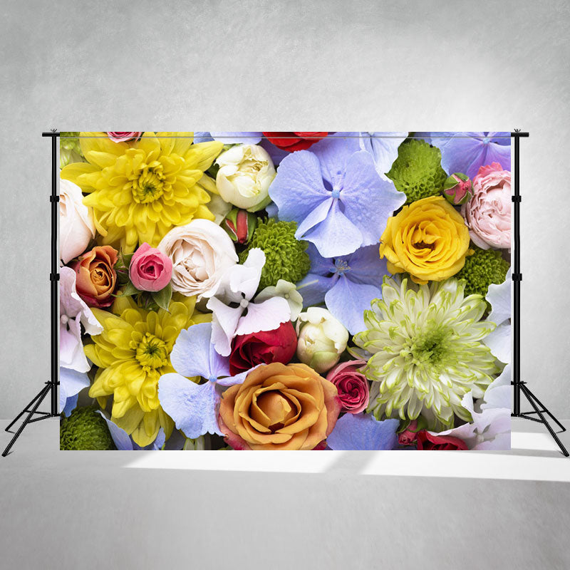 Fresh Dense Floral Ladies Photography Backdrop - Layoris