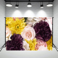 Blooming Flowers Ladies Photography Backdrop - Layoris