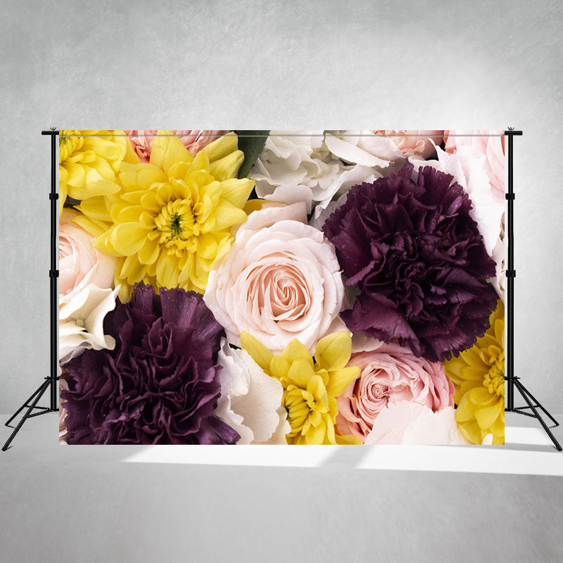 Blooming Flowers Ladies Photography Backdrop - Layoris