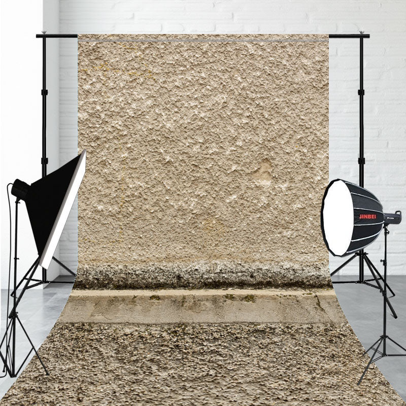 Concrete Wall Sweep Backdrop With Dividing Line - Layoris