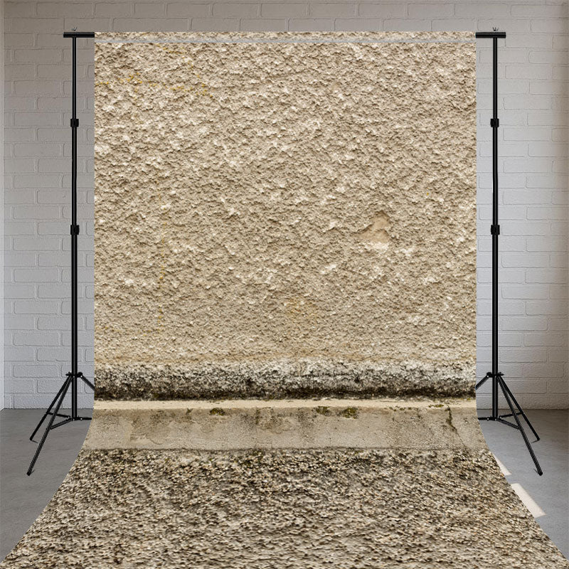 Concrete Wall Sweep Backdrop With Dividing Line - Layoris