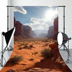Canyon Desert On A Sunny Day Sweep Backdrop - Layoris