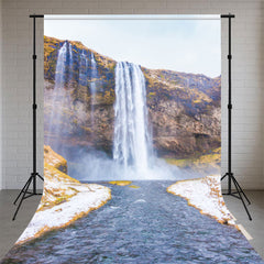 Waterfall River Landscape Sweep Studio Backdrop - Layoris