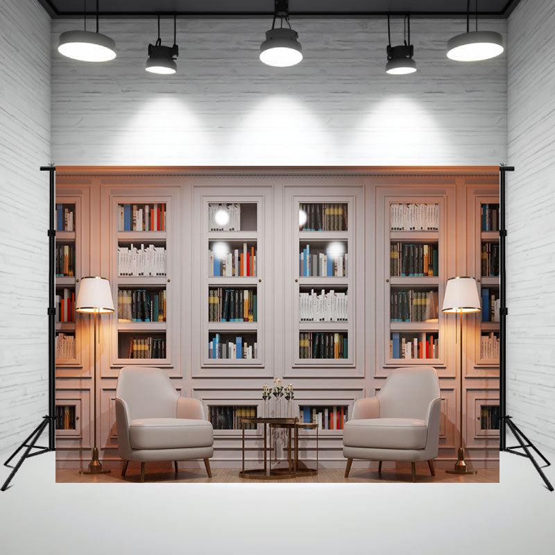 Study Chair Lamp Back To School Photography Backdrop - Layoris