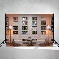 Study Chair Lamp Back To School Photography Backdrop - Layoris