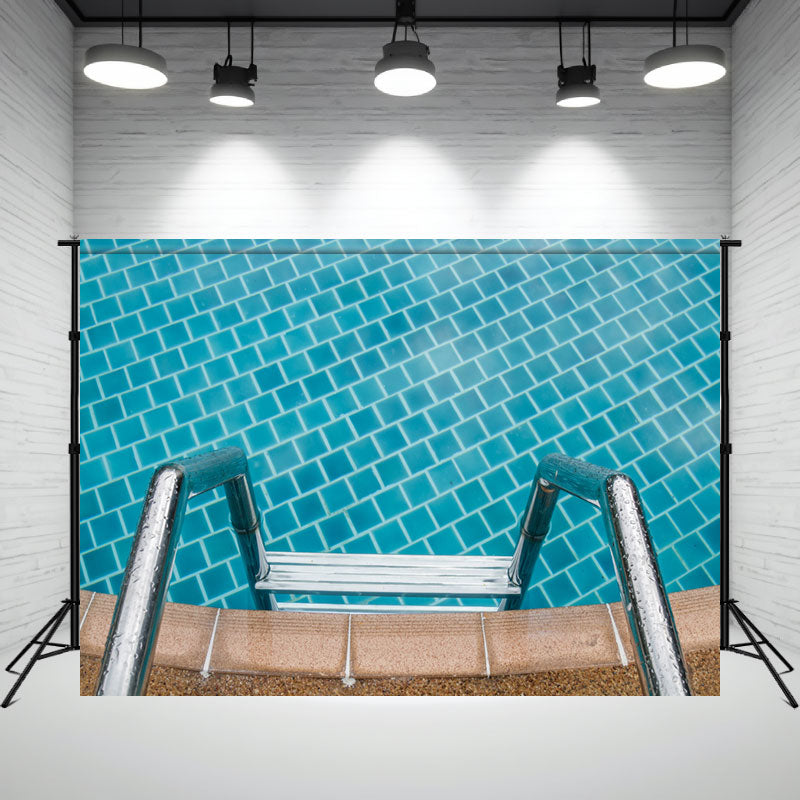 Swimming Pool Portrait Photo Studio Backdrop - Layoris