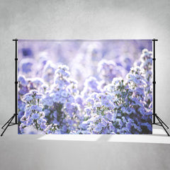 Purple Flower Landscape Photography Backdrop - Layoris