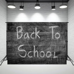 Old Blackboard Back To School Photography Backdrop - Layoris