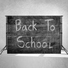 Old Blackboard Back To School Photography Backdrop - Layoris