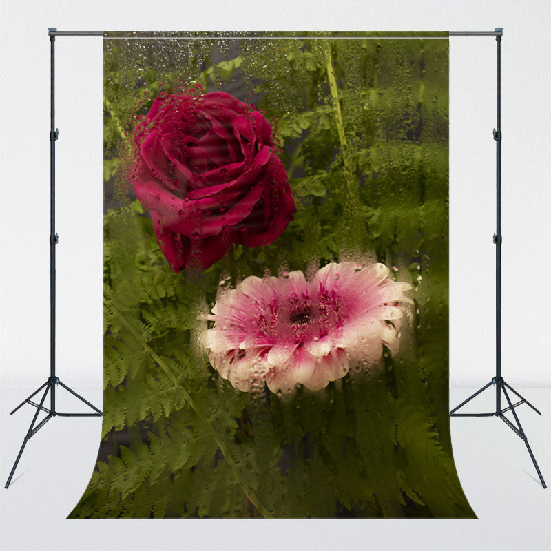 Mist Glass Flower Portrait Photo Studio Backdrop - Layoris
