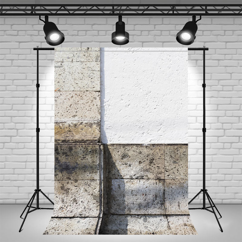 Gray Slate Wall Photo Studio Portrait Backdrop - Layoris