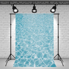 Blue Water Swimming Pool Photography Backdrop - Layoris