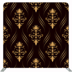 Black And Gold Simple Double Sided Backdrop - Layoris