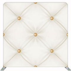Beige Leather Sofa Texture Double Sided Backdrop - Layoris