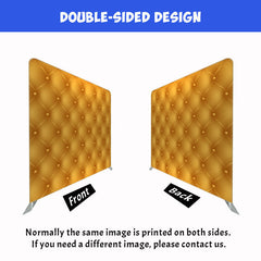 Golden Sofa Texture Double Sided Backdrop - Layoris