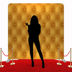 Golden Sofa Texture Double Sided Backdrop - Layoris