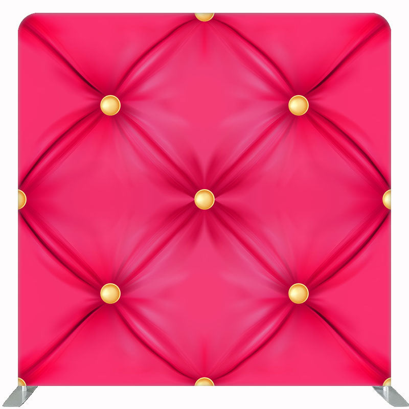 Pink Sofa Texture Double Sided Backdrop - Layoris
