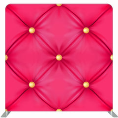 Pink Sofa Texture Double Sided Backdrop - Layoris