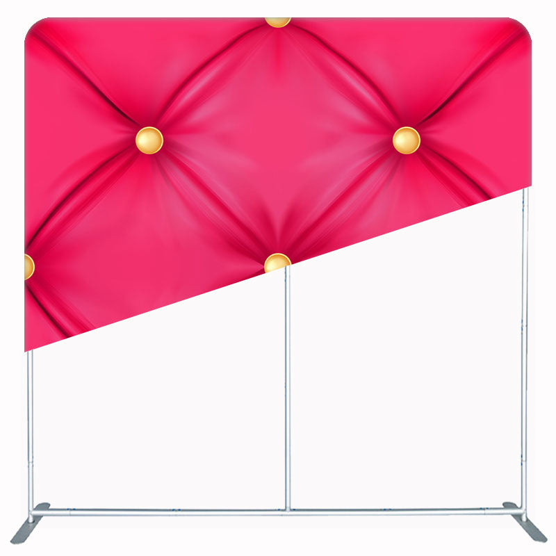 Pink Sofa Texture Double Sided Backdrop - Layoris