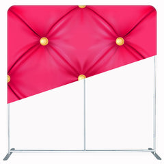 Pink Sofa Texture Double Sided Backdrop - Layoris
