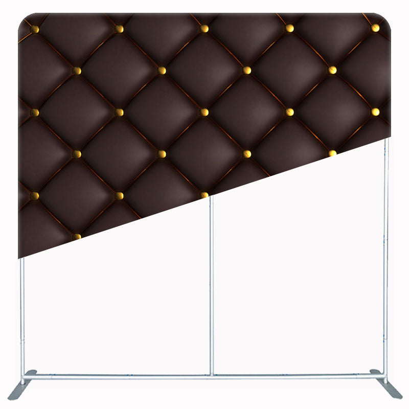 Black Sofa Texture Double Sided Backdrop - Layoris