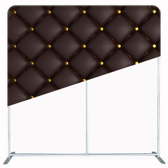 Black Sofa Texture Double Sided Backdrop - Layoris