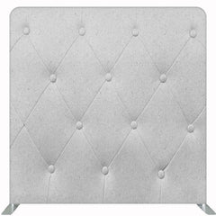 Light Grey Leather Sofa Texture Double Sided Backdrop - Layoris