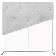 Light Grey Leather Sofa Texture Double Sided Backdrop - Layoris