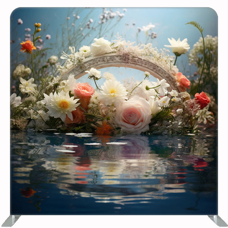 Garland On The Water Double Sided Backdrop - Layoris