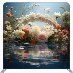 Garland On The Water Double Sided Backdrop - Layoris