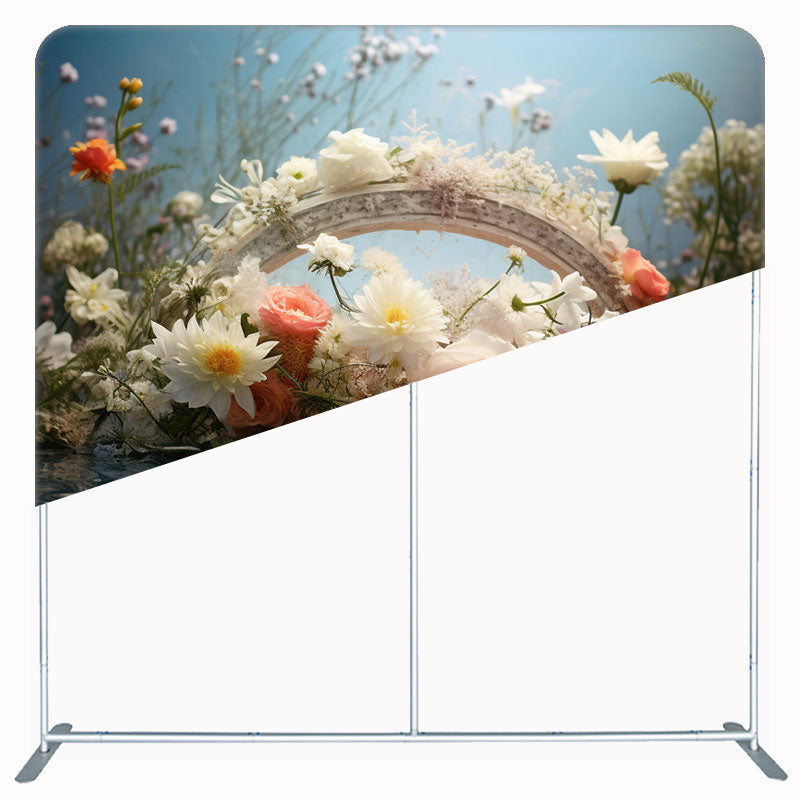 Garland On The Water Double Sided Backdrop - Layoris