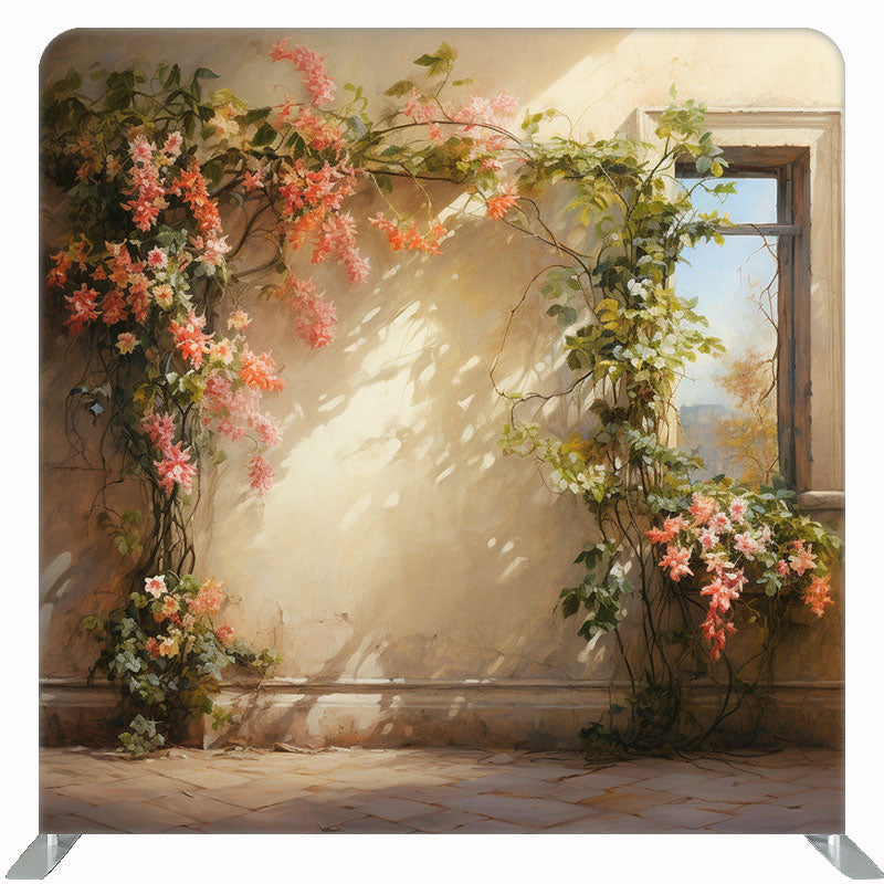 Flower Vine Climbing Wall Double Sided Backdrop - Layoris