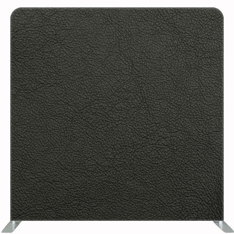 Dark Grey Leather Texture Double Sided Backdrop - Layoris