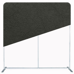 Dark Grey Leather Texture Double Sided Backdrop - Layoris