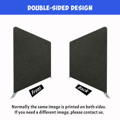 Dark Grey Leather Texture Double Sided Backdrop - Layoris