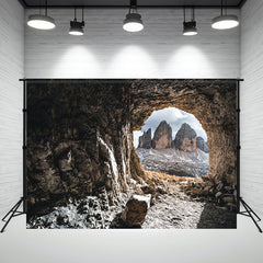Cave In The Canyon Photography Backdrop - Layoris