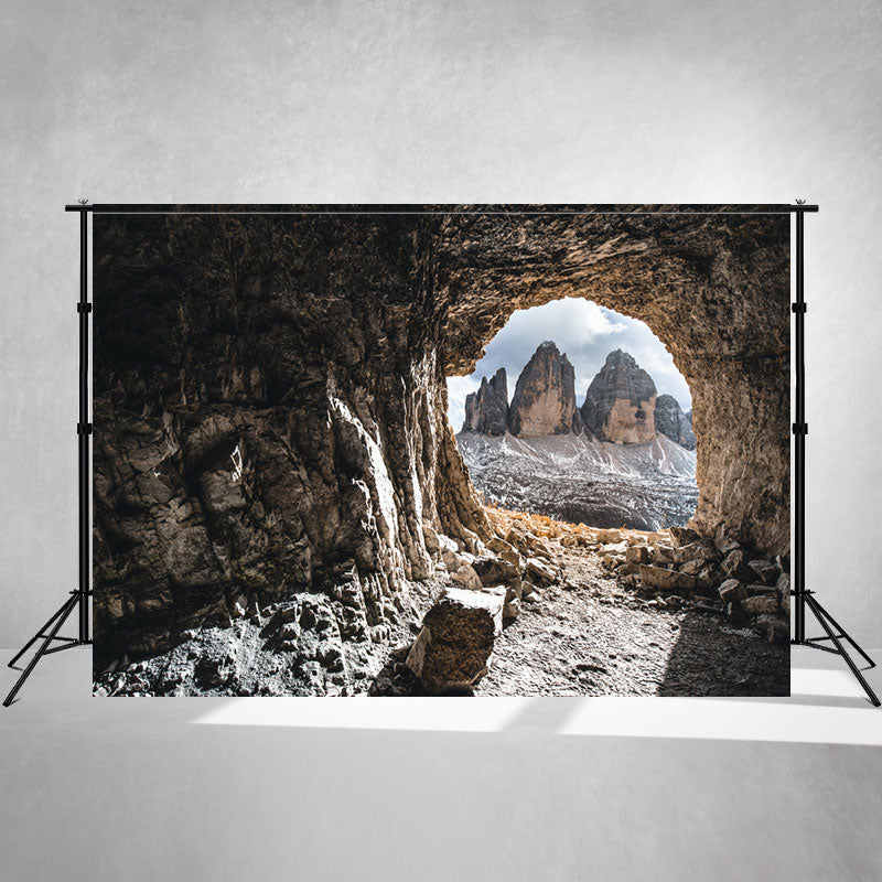 Cave In The Canyon Photography Backdrop - Layoris