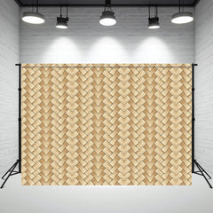 Woven Wood Grain Mat Texture Photography Backdrop - Layoris