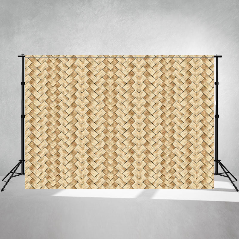 Woven Wood Grain Mat Texture Photography Backdrop - Layoris