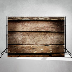 Brown Wooden Plank Center Light Photo Backdrop - Layoris