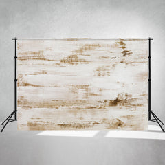 White And Brown Interwoven Wood Photo Backdrop - Layoris