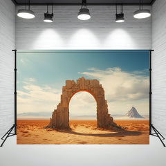 Stone Arch In The Desert Photographic Backdrop - Layoris