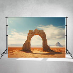 Stone Arch In The Desert Photographic Backdrop - Layoris