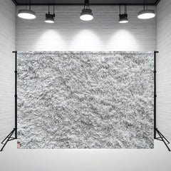Light Grey Plush Blanket Photography Backdrop - Layoris