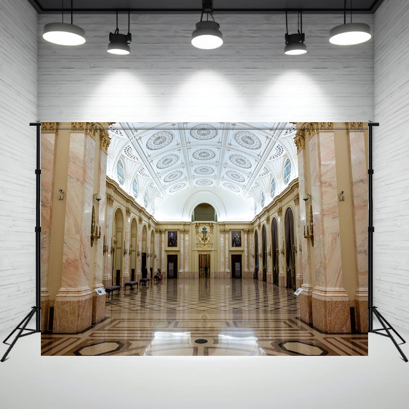 Magnificent Hall Architectural Backdrop - Layoris