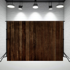 Brown Vertical Wooden Board Portrait Backdrop - Layoris