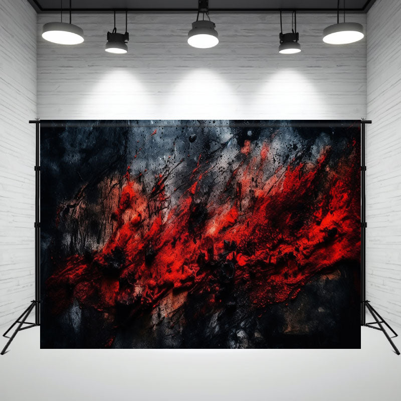 Red And Navy Blue Interwoven Abstract Backdrop - Layoris