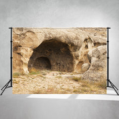 Small Cave Outdoor Scenery Photo Backdrop - Layoris