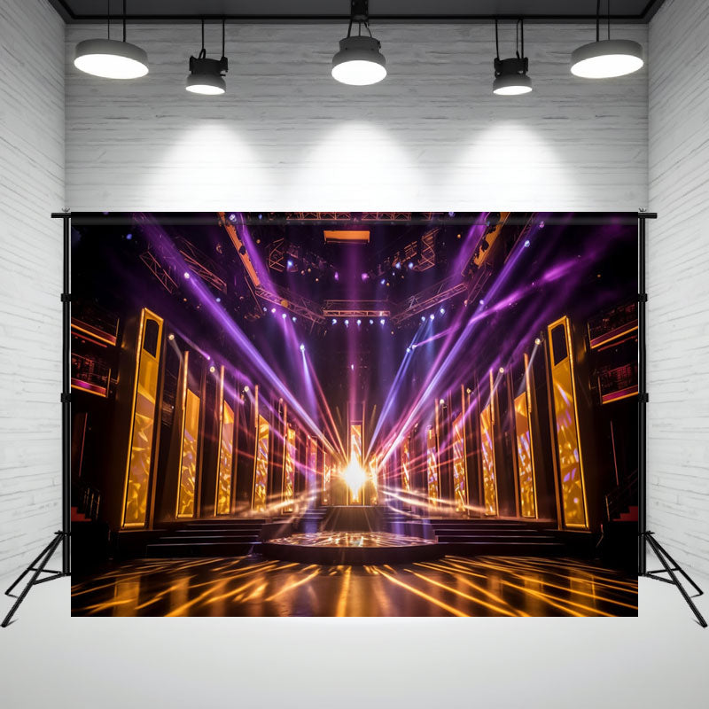 Golden Light Stage Photography Backdrop - Layoris