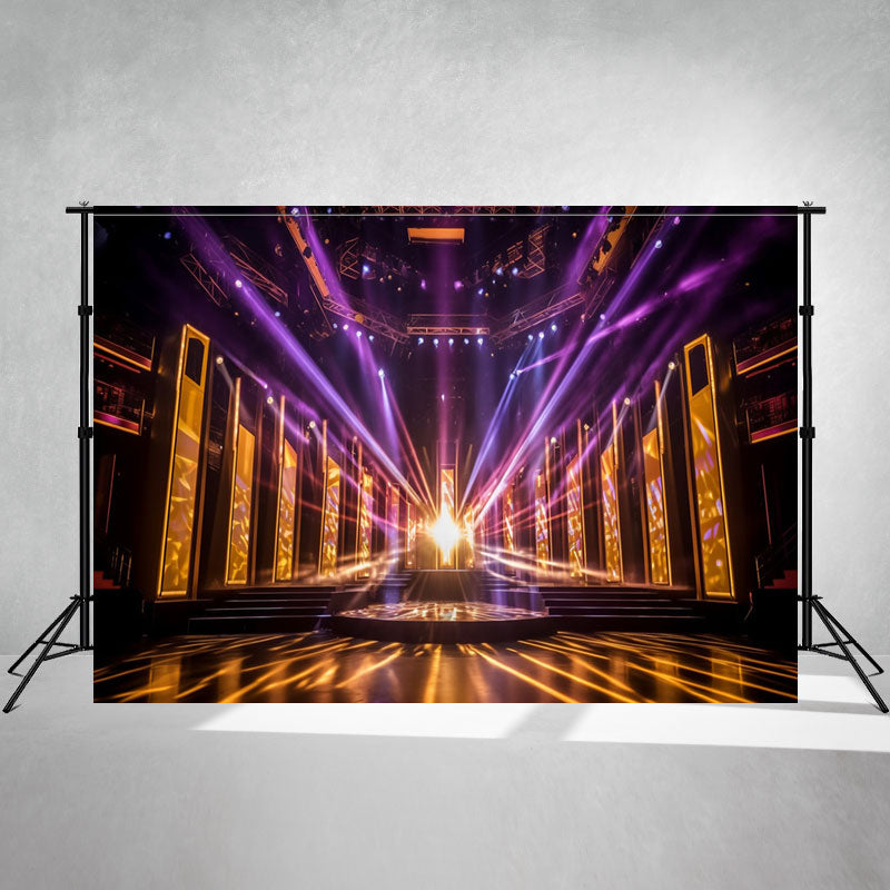 Golden Light Stage Photography Backdrop - Layoris